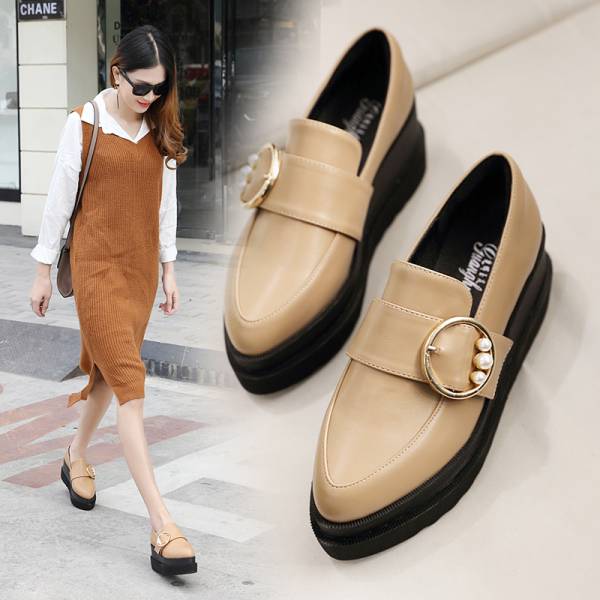 春新作 レディース厚底シューズ 7cm厚底靴 2カラー ローファー 可愛い スニーカー フラット パンプス 美脚 ファッションの通販はau Pay マーケット サーフトリップ