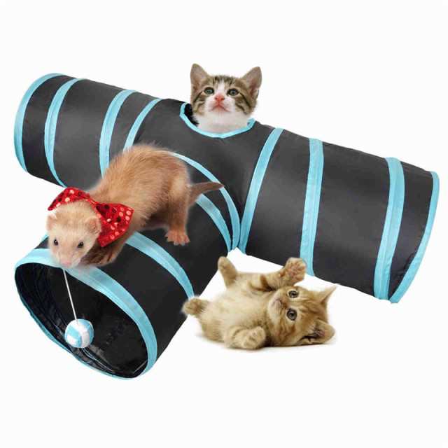 猫3通 トンネルペット用の おもちゃ トンネル ペット玩具 猫トンネル ペット用品おもちゃ キャットトンネル 折りたたみ式3つのトンネルの通販はau Pay マーケット ｈｕｋｉｈｏｕｓｅ