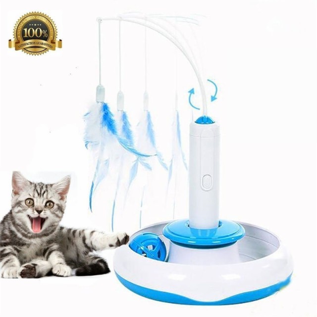 ペット 電動 おもちゃ 猫じゃらし 釣り竿 羽根つき フェザー ディスクボール 多機能 自動回転 インタラクティブ 猫じゃれの通販はau Pay マーケット ｈｕｋｉｈｏｕｓｅ