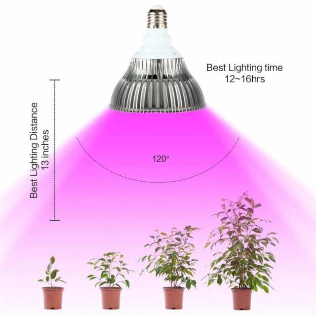 植物育成ライト フルスペクトル E26 水耕栽培 LED植物育成バ 室内用ランプ 電球 プラントライト ルブ 温室フラワー ガーデン