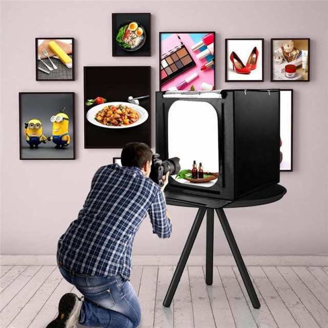 撮影ボックス 撮影ブース ヤフオク メルカリ で大活躍 撮影キット 40ｘ40ｘ40cｍ 撮影スタジオ LEDライト付き 光度調整可能 ２本*28個  2の通販はau PAY マーケット - ＨＵＫＩＨＯＵＳＥ