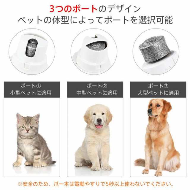 最新版 電動爪トリマー 犬猫 ペット用 爪磨き 爪切り ２つスピードモード 爪とぎ 爪きり 爪やすり 電動爪研ぎ ネイルヤスリ ネイルケアの通販はau Pay マーケット ｈｕｋｉｈｏｕｓｅ