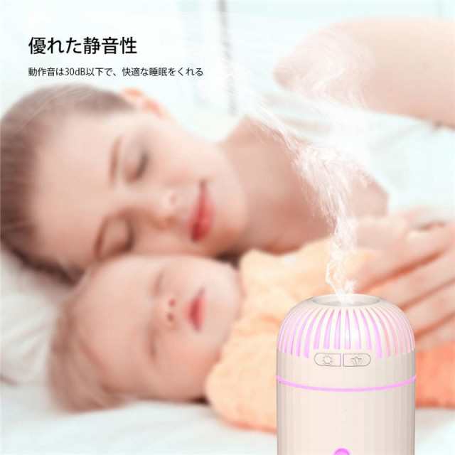 加湿器 卓上 最新 300ml Usb式車用加湿器 除菌 七色led 10時間連続加湿 空焚き 転倒水漏れ防止 超音波式加湿器 アロマ オフィス 部屋の通販はau Pay マーケット ｈｕｋｉｈｏｕｓｅ