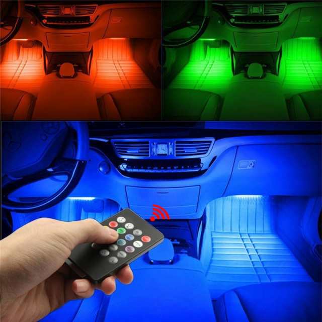 車テープライトLEDテープライト RGB テープライト 車内装飾用 USB式 高輝度 高品質 フットランプ 足下照明 音に反応  多種フラッシュモーの通販はau PAY マーケット - ＨＵＫＩＨＯＵＳＥ