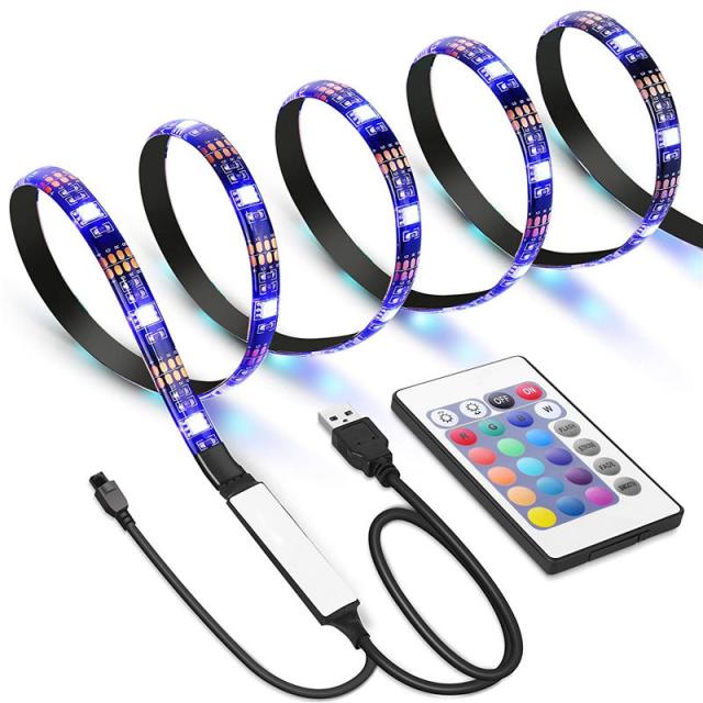 Led テープライト Tvバックライト テレビ Pc照明 目の疲れを取る Usb接続 リモコン操作 強粘着両面テープ仕様 カラー選択 切断可能 の通販はau Pay マーケット ｈｕｋｉｈｏｕｓｅ