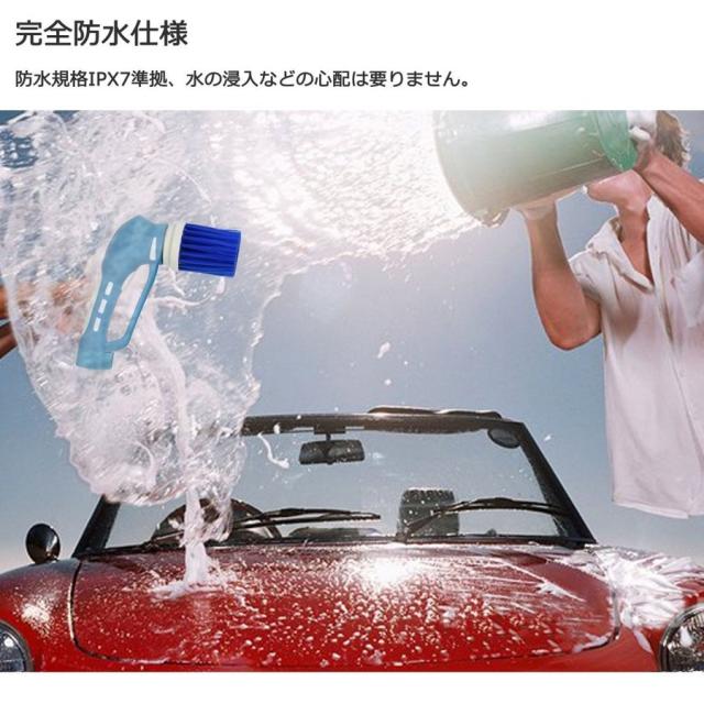 電動ポリッシャー コードレス 充電式ポリッシャー 洗車 ワックスがけ 研磨用 小型軽量 ハンディポリッシャー 3種のヘッド付き ブルー の通販はau Pay マーケット ｈｕｋｉｈｏｕｓｅ