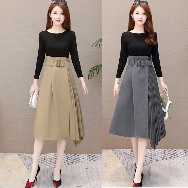 パーティードレス 結婚式 二次会 お呼ばれ ワンピース 長袖 お呼ばれドレス プリーツ ハイウエスト 大きいサイズの通販はau Pay マーケット Happy Dress Wowma店