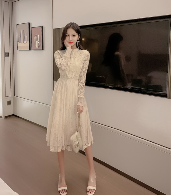 パーティードレス 結婚式 二次会 お呼ばれ ワンピース 長袖 お呼ばれドレス 総レース ひざ丈 大きいサイズの通販はau Pay マーケット Happy Dress Wowma店