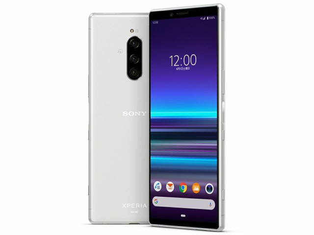 【中古】Aランク 【目立った傷や汚れなし】SIMロック解除済み 元au SONY Xperia 1 SOV40 ホワイト ネットワーク利用制限〇(白ロム) 送