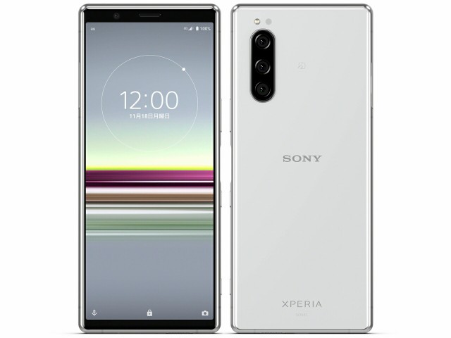 【中古】Cランク 【傷や汚れあり】 SIMロック解除済み 元docomo SONY Xperia 5 SO-01M 本体のみ グレー ネットワーク利用制限〇(白ロ