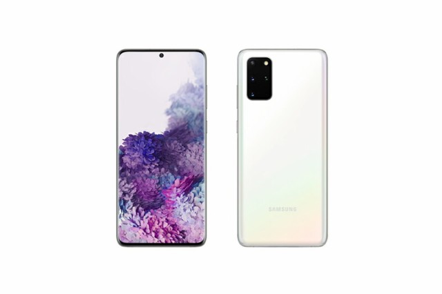 【中古】Bランク【やや傷や汚れあり】SIMロック解除済 海外版 Samsung Galaxy S20+ 5G デュアルSIM SM-G9860 ホワイト 本体のみ 利