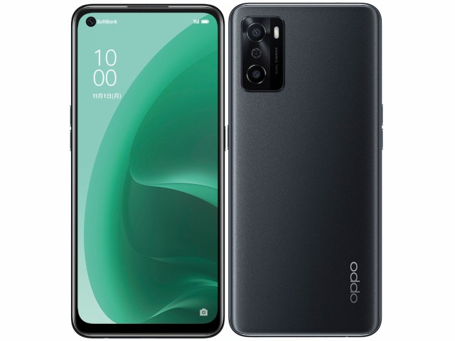 【未使用 本体のみ】 SIMフリー A102OP OPPO A55s 5G SoftBank系 ブラック 利用制限▲(赤ロム永久保証) 送料無料