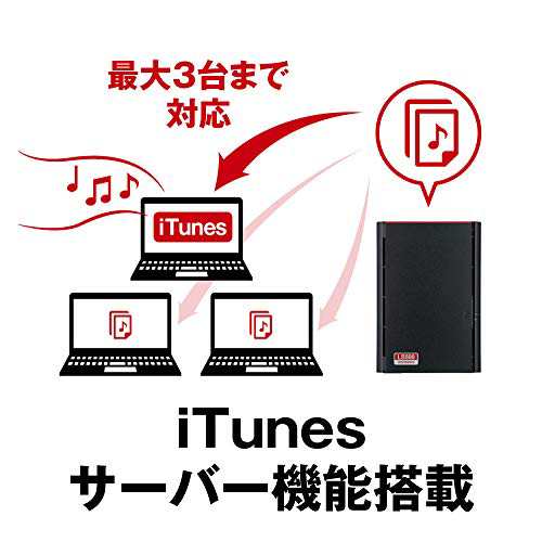 BUFFALO NAS スマホ/タブレット/PC対応 ネットワークHDD 4TB