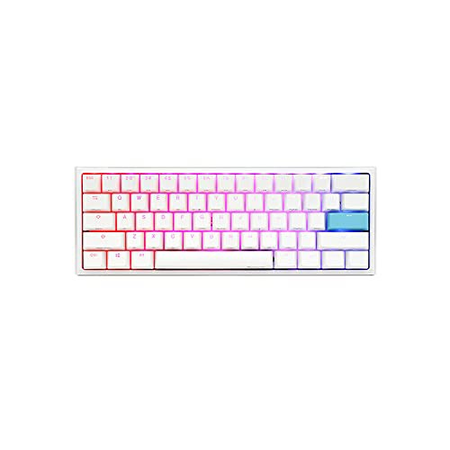 スマホ/家電/カメラDucky One 2 Mini Pure White RGB 60%(銀軸)