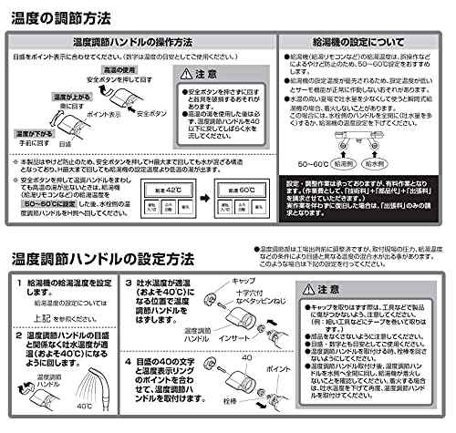 SANEI サーモシャワー混合栓 ホース1.6? 節水シャワー 安心の断熱