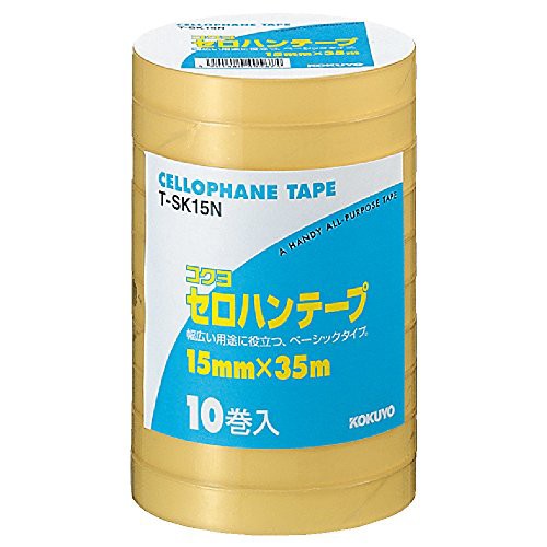 コクヨ セロハンテープ 大巻き 工業用 T-SK15N