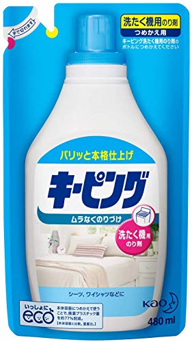 まとめ買い花王 洗たく機用キーピング 詰め替え 480ｍｌ ×2セットの通販は 7,033円