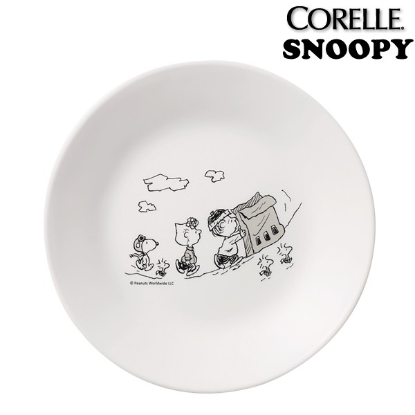 Corelle コレールスヌーピーモノトーン 小皿j106 Spmt Cp 9391 丸皿 オーブン対応 電子レンジ対応 食洗機対応の通販はau Pay マーケット E 暮らしrあーる