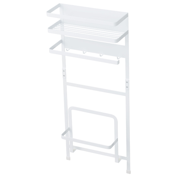 洗濯機横マグネット収納ラック タワー Tower 白 黒 山崎実業 スチールラック 珪藻土バスマット バスブーツ 一括収納 おしゃれの通販はau Pay マーケット E 暮らしrあーる