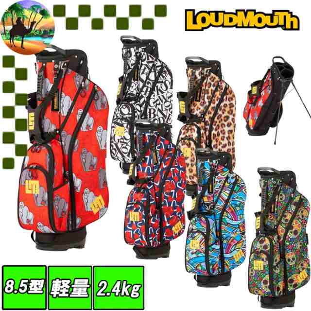 LM-CB0021　2022年　ラウドマウス　スタンド式 キャディバッグ　ゴルフ バッグ　LOUDMOUTH　