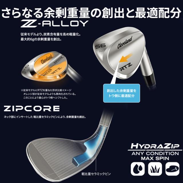 クリーブランド RTZ ウェッジ ツアーサテン ブラックサテン N.S.950neo
