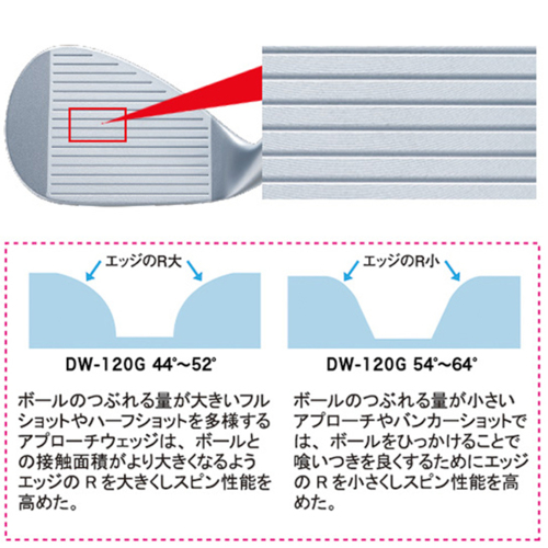 キャスコ　セミグースネック　ドルフィンウェッジ　DW-120G　N.S.PRO950GH neo　ダイナミックゴールド S200　スチールシャフト　kasco　Dolphin Wedge　DW120G