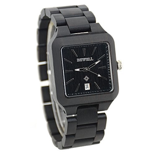 Bewell Mens Square Watchファッションウォッチ軽量メンズの光ポインタブラックサンダル木製腕時計w110 Aの通販はau Pay マーケット Amelie Bewell Mens Square Watchファッションウォッチ軽量メンズの光ポインタブラックサンダル木製腕時計w110 Aの通販はau Pay マーケット Amelie