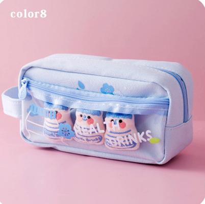 ペンケース かわいい 筆箱 筆記用具 文房具 高校生 中学生 学生 おしゃれ レディース 流行 ペンポーチ 可愛い 小物入れ 女子 Pvc ズッの通販はau Pay マーケット 意創ハッピークラウドwowma店