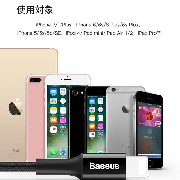 送料無料 アイフォン アイホン Iphone 携帯用 充電器 充電ケーブル 持ち運び 純正同様 1m 急速 データ転送 Lightning 指示灯有の通販はau Pay マーケット 意創ハッピークラウドwowma店