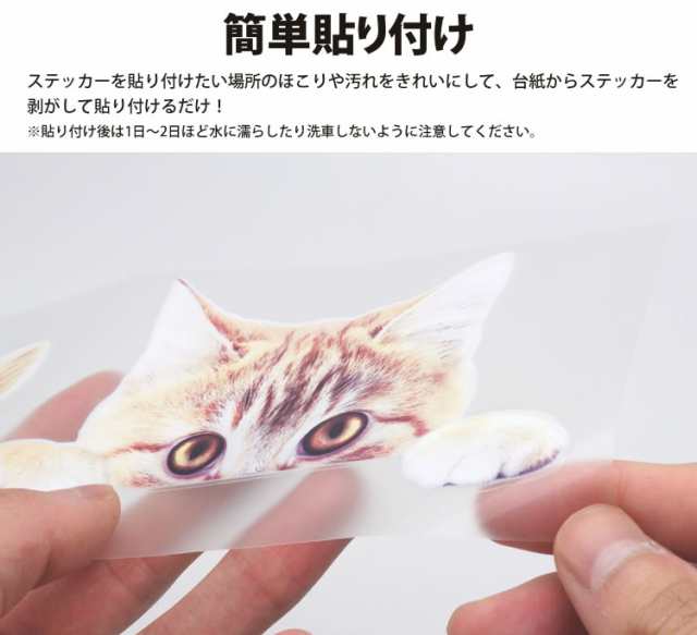 カーステッカー 犬 猫 かわいい 動物 アニマル ドレスアップ 車 バイク カー用品 ステッカー Pr Petst メール便 送料無料 の通販はau Pay マーケット プランドル