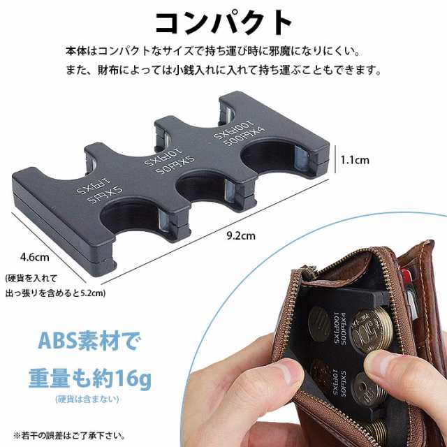 コインホルダー 小銭入れ 小銭ケース 携帯 カード型 コイン
