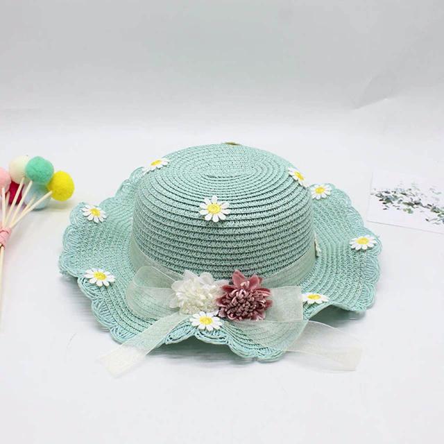 ロマンチックなお花の麦わら帽子♬.*゜ ロマンチックなお花の麦わら帽子♬.*゜