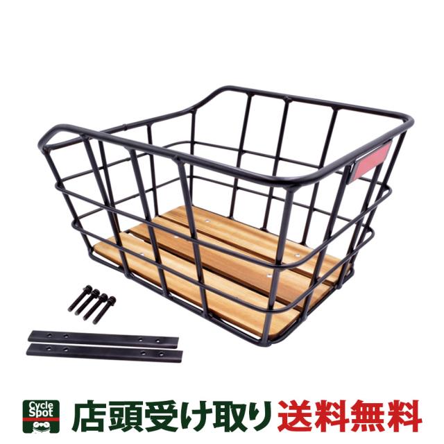 店頭受取限定 野口商会 自転車 後バスケット アルミパイプリアバスケット底板付き ノグチ noguchi  CK-85