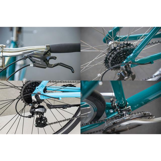 店頭受取限定 サイクルズ !cycles C101! クロスバイク スポーツ自転車 700C 24段変速 [22 C101!]_10