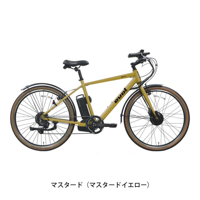 店頭受取限定 アサヒ evol GNU エボル ヌー 2025 Eバイク スポーツ電動アシスト自転車 8.5Ah 27.5インチ [ETY79A]