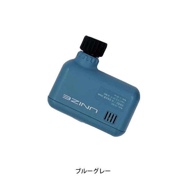 店頭受取限定 自転車 空気入れ アサヒ AUTO PUMP poket 電動空気入れ ブルーグレー [20168]