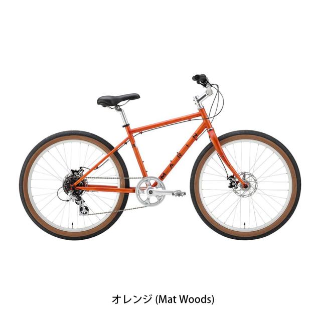店頭受取限定 クロスバイク スポーツ自転車 マリン ミュアウッズ 2026 MARIN MUIRWOODS 26 40th Anniv. Ltd. 8段変速 [26 MUIRWOODS26 40LTD]_2