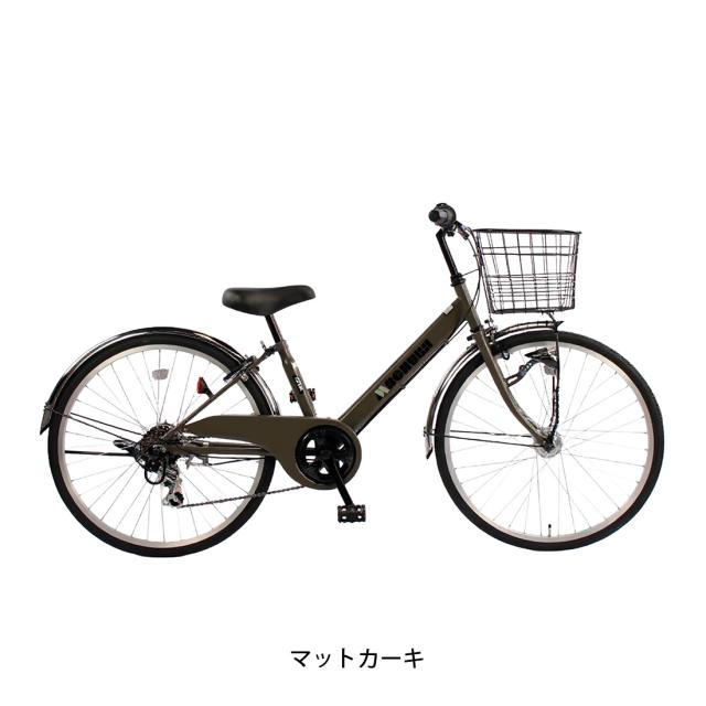 店頭受取限定 子供自転車 サイクルスポット 24インチ 2026 マチューラ24 6段変速 [CS-LRN-MCR246A]_2