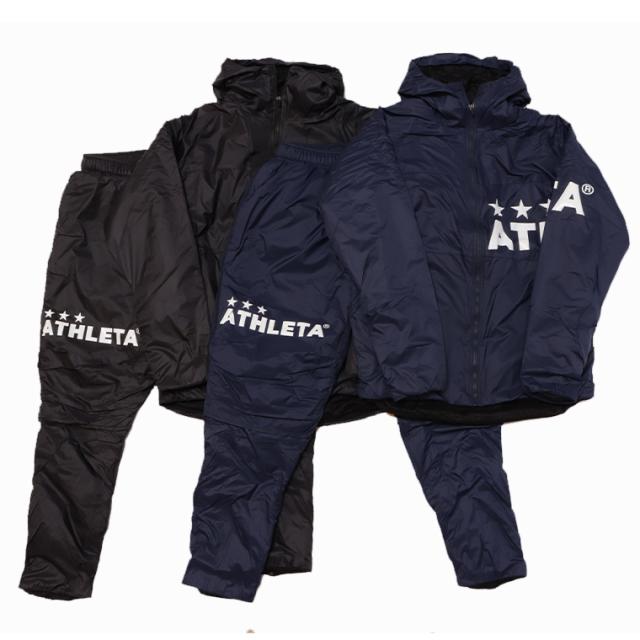 ATHLETA アスレタ 04177 04179 アクティブホロウジャケット+パンツ　中綿ウォーマー　上下セット