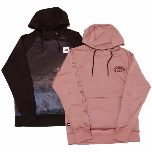 686 シックスエイトシックス M3WNCS304 BONDEDFLEECEPULLOVERHOODY 裏起毛パーカー プルオーバーパーカー パーカー スウェット 裏起毛 レディース メーカー希望価格19.800円