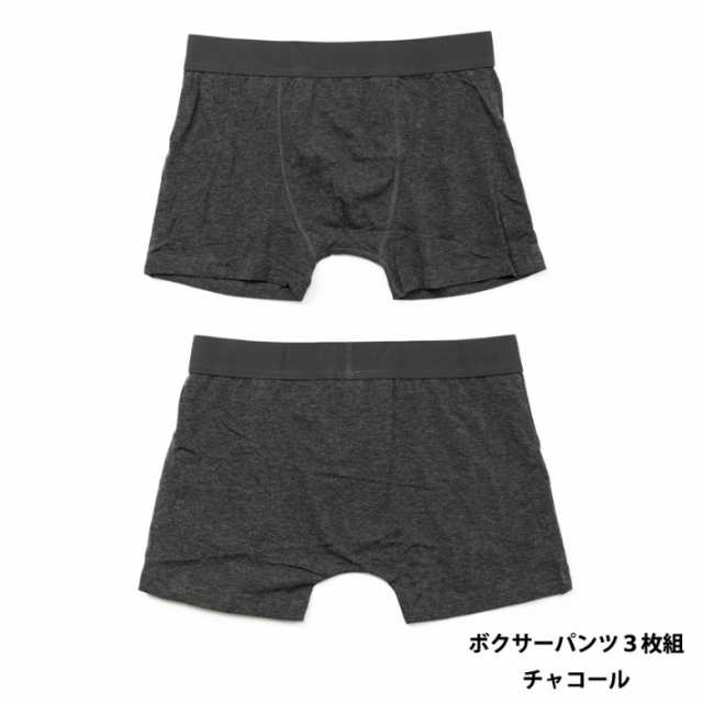 ボクサーパンツ レディース 3枚セット 男女兼用 綿 黒 レディースボクサーパンツ かわいい メンズ ボクサーショーツ シンプル 黒 カッコいい  コットン ボックスショーツ アクティブ ローライズ ボクサーパンツ ジェンダーレス R-347