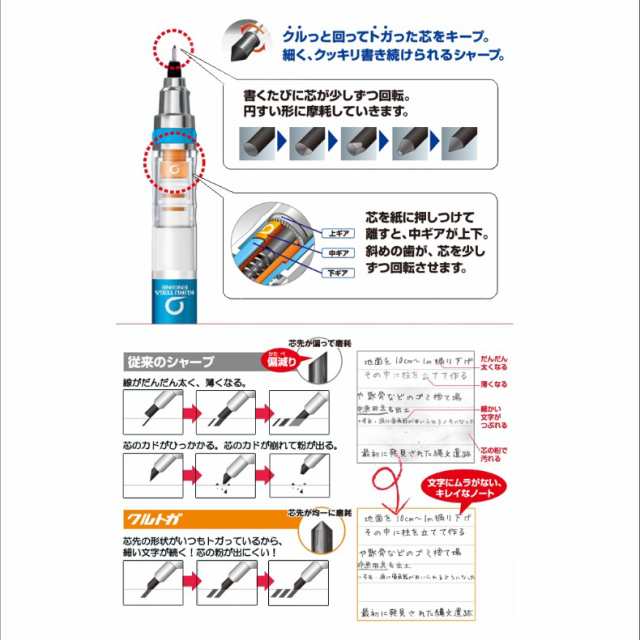 クルトガ 0 5 シャーペン クルトガ0 5ｍｍシャープ 書きやすい Kurutoga かわいい文房具 高校生 シャープペン 文房具 文具 女の子 おしゃの通販はau Pay マーケット 女の子のバッグ 雑貨のお店 プリーズ