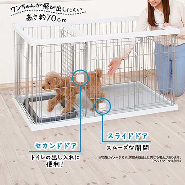 子猫2匹用に使っていました白くまちゃん専用 ペット（猫）用ゲージ 