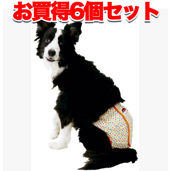 1個オトクな6個セット 送料無料|ペティオ zuttone ずっとね 老犬介護用 紙おむつカバー 2L ウェア アクセサリー 介護用品 犬 シニア期〜介護期 中型犬 ブルテリア ボーダーコリー等 〜20kg 紙おむつをやさしく包み込む Petio