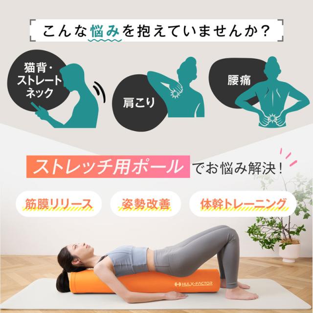 送料無料]ストレッチ用ポール ハルクファクター【98cm／耐荷重150kg 