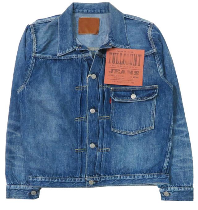 フルカウント FULLCOUNT 2107SSW ファーストモデル デニムジャケット ユーズドウォッシュ  Dartford 1stモデル 11.5oz Super Smooth ジンバブエコットン