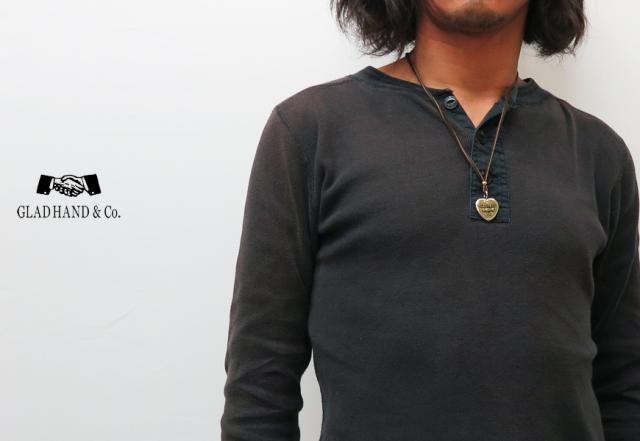 GLAD HAND グラッドハンド ボタンチャーム HEART LARGE シルバー