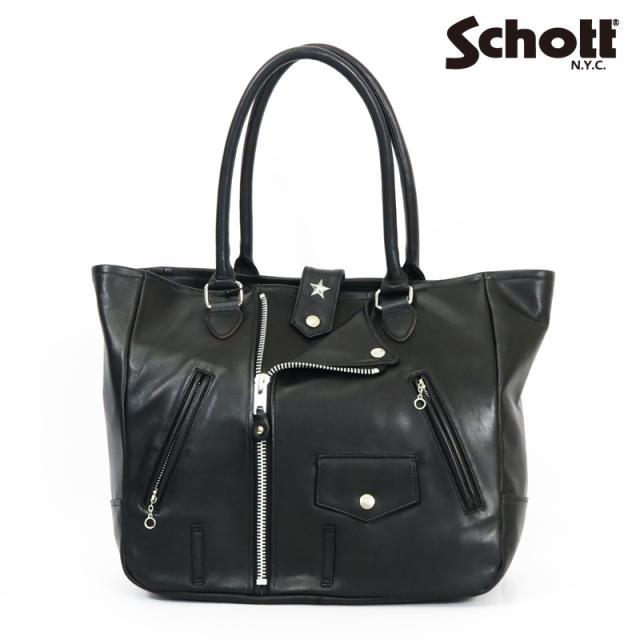 ショット Schott レザー ライダース トートバッグ 牛革 SCH4976008 【2025年春夏新作】の通販は 66,000円