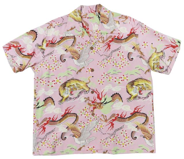 サンサーフ SUN SURF 半袖 レーヨン壁縮緬 ハワイアンシャツ 「THE