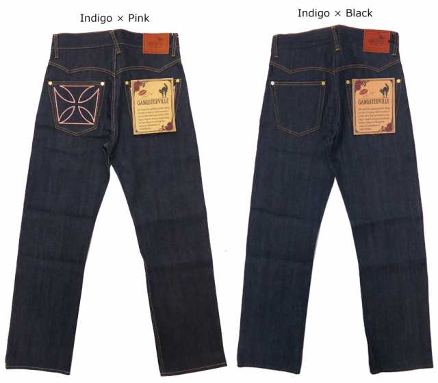 GANGSTERVILLE ギャングスタービル THUG DENIM IRON CROSS 14oz デニム ジーンズ アイアンクロス  刺繍の通販はau PAY マーケット - アースマーケット | au PAY マーケット－通販サイト